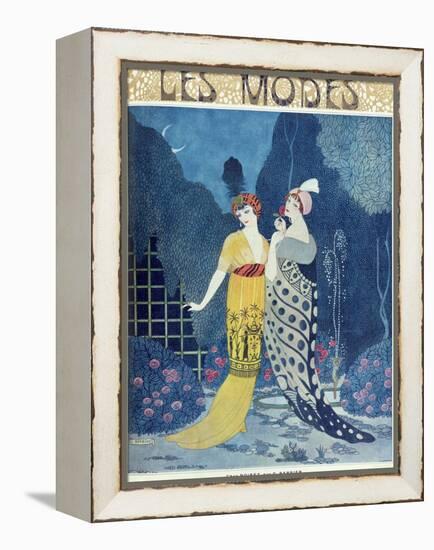 Les Modes-Georges Barbier-Framed Premier Image Canvas