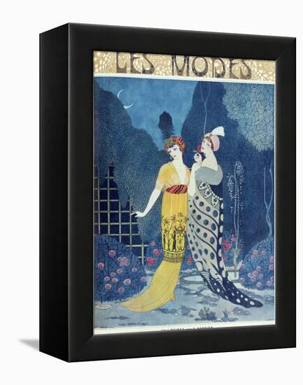 Les Modes-Georges Barbier-Framed Premier Image Canvas