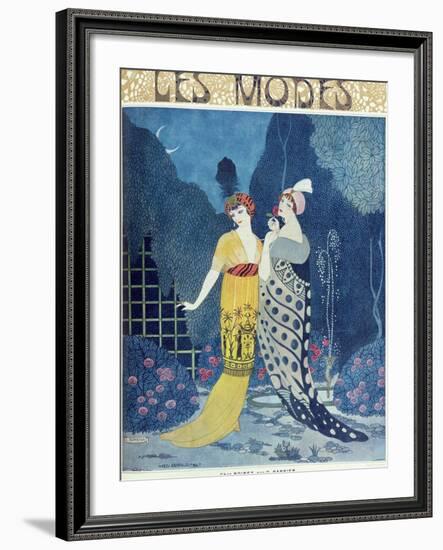 Les Modes-Georges Barbier-Framed Giclee Print