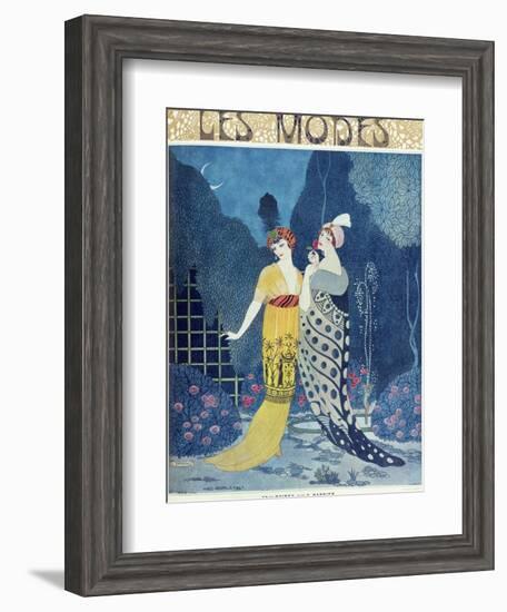 Les Modes-Georges Barbier-Framed Giclee Print