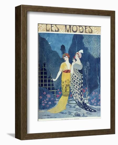 Les Modes-Georges Barbier-Framed Giclee Print