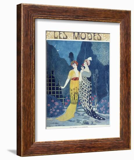 Les Modes-Georges Barbier-Framed Giclee Print