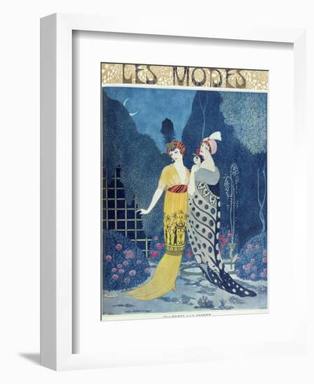 Les Modes-Georges Barbier-Framed Giclee Print