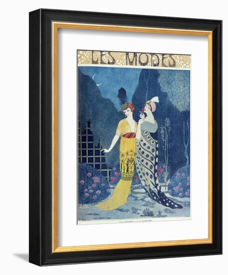 Les Modes-Georges Barbier-Framed Giclee Print