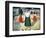 Les Moissonneuses. (Reapers). Scene De Travaux Agricoles, Les Femmes Courbees Font Des Gerbes De Ce-Kazimir Severinovich Malevich-Framed Giclee Print