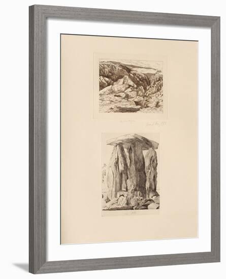 Les montagnes et le poète-Gerardiaz-Framed Collectable Print