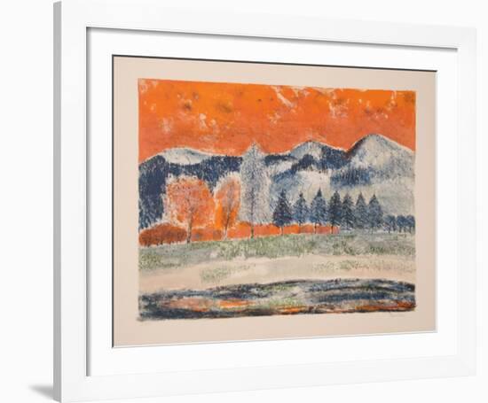 Les Montagnes-Guy Bardone-Framed Limited Edition