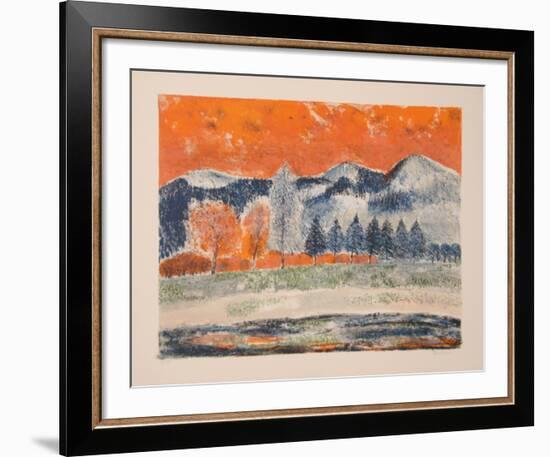 Les Montagnes-Guy Bardone-Framed Limited Edition