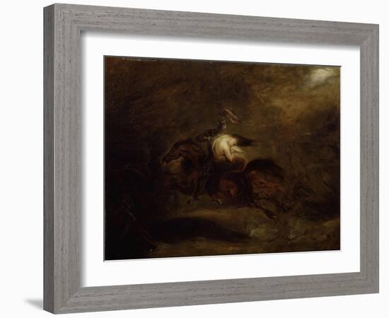 Les morts vont vite (d'après une ballade de Bürger)-Ary Scheffer-Framed Giclee Print