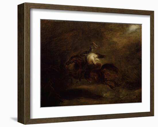 Les morts vont vite (d'après une ballade de Bürger)-Ary Scheffer-Framed Giclee Print