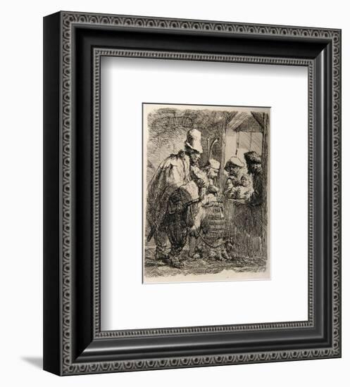 Les Musiciens Ambulants (B119)-Amand Durand-Framed Collectable Print