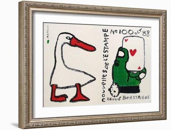 Les Nouvelles De L'Estampe-André François-Framed Serigraph