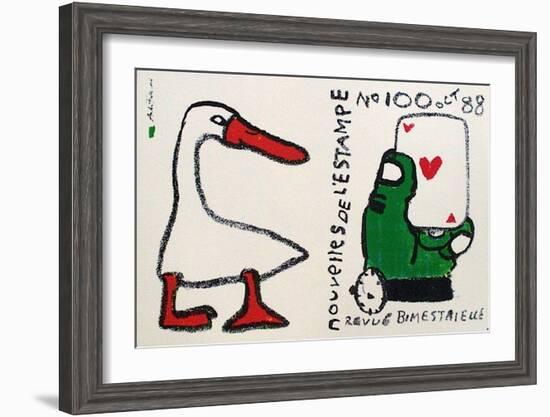 Les Nouvelles De L'Estampe-André François-Framed Serigraph