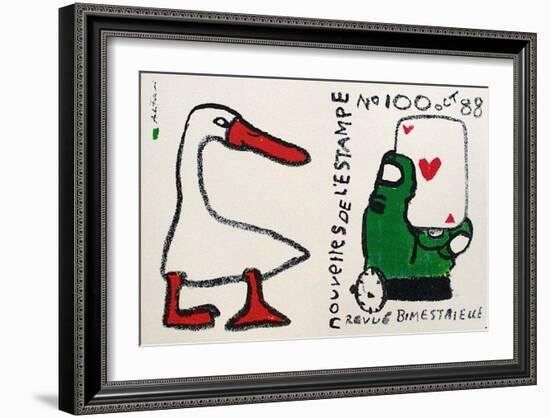 Les Nouvelles De L'Estampe-André François-Framed Serigraph