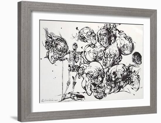 Les Noyers de l'Altenburg 05-Vladimir Velickovic-Framed Limited Edition