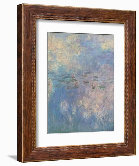 Les Nymph? : les Nuages-Claude Monet-Framed Giclee Print