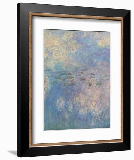 Les Nymph? : les Nuages-Claude Monet-Framed Giclee Print