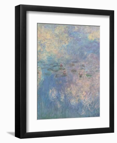 Les Nymph? : les Nuages-Claude Monet-Framed Giclee Print