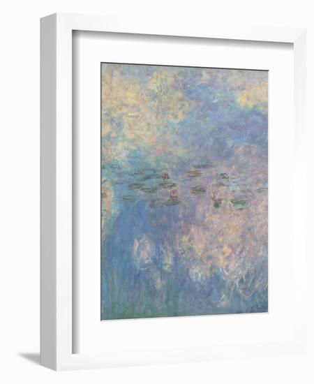 Les Nymph? : les Nuages-Claude Monet-Framed Giclee Print