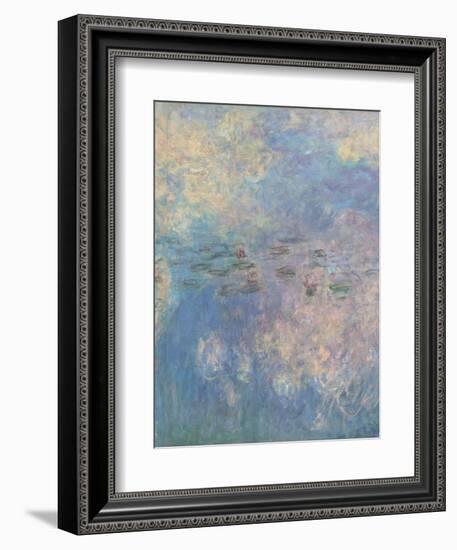 Les Nymph? : les Nuages-Claude Monet-Framed Giclee Print