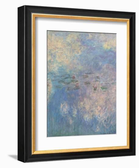 Les Nymph? : les Nuages-Claude Monet-Framed Giclee Print