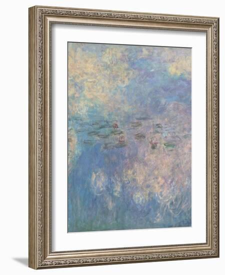 Les Nymph? : les Nuages-Claude Monet-Framed Giclee Print