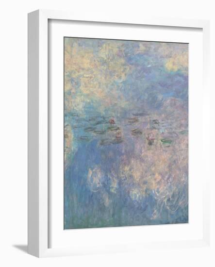 Les Nymph? : les Nuages-Claude Monet-Framed Giclee Print