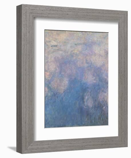 Les Nymph? : les Nuages-Claude Monet-Framed Giclee Print