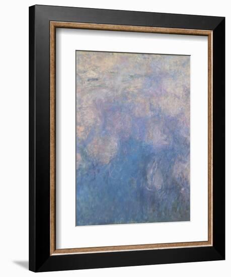 Les Nymph? : les Nuages-Claude Monet-Framed Giclee Print