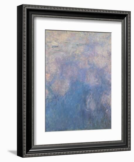 Les Nymph? : les Nuages-Claude Monet-Framed Giclee Print