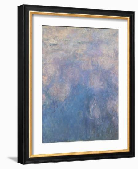 Les Nymph? : les Nuages-Claude Monet-Framed Giclee Print