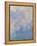 Les Nymph? : les Nuages-Claude Monet-Framed Premier Image Canvas