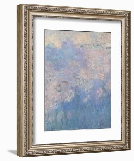 Les Nymph? : les Nuages-Claude Monet-Framed Giclee Print