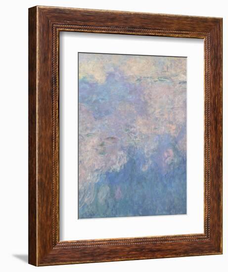 Les Nymph? : les Nuages-Claude Monet-Framed Giclee Print