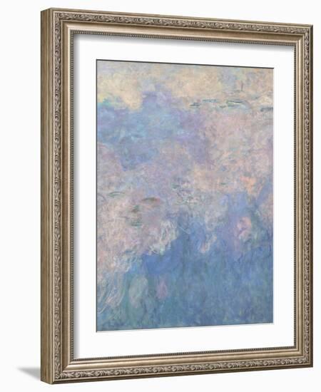 Les Nymph? : les Nuages-Claude Monet-Framed Giclee Print