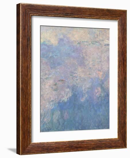 Les Nymph? : les Nuages-Claude Monet-Framed Giclee Print