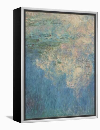 Les Nymph? : les Nuages-Claude Monet-Framed Premier Image Canvas