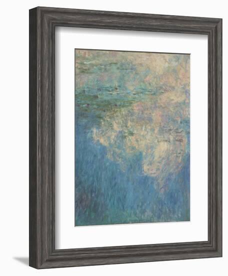 Les Nymph? : les Nuages-Claude Monet-Framed Giclee Print