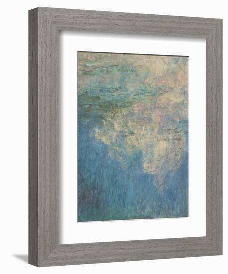 Les Nymph? : les Nuages-Claude Monet-Framed Giclee Print