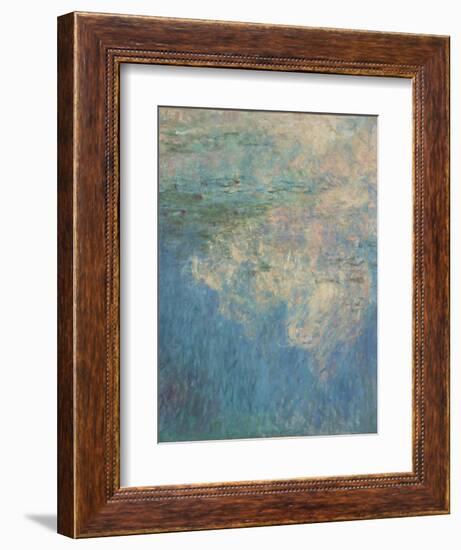 Les Nymph? : les Nuages-Claude Monet-Framed Giclee Print