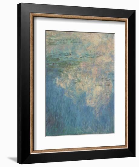 Les Nymph? : les Nuages-Claude Monet-Framed Giclee Print