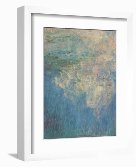 Les Nymph? : les Nuages-Claude Monet-Framed Giclee Print