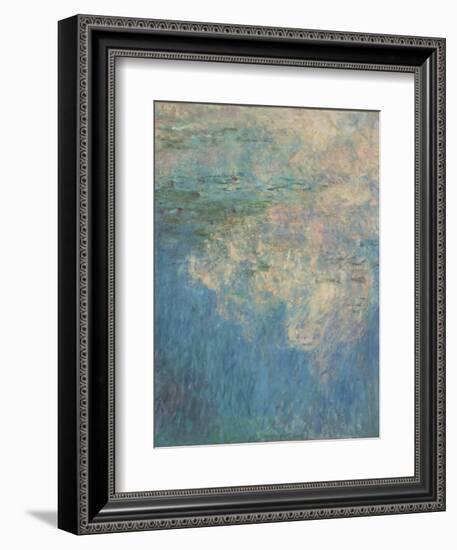 Les Nymph? : les Nuages-Claude Monet-Framed Giclee Print