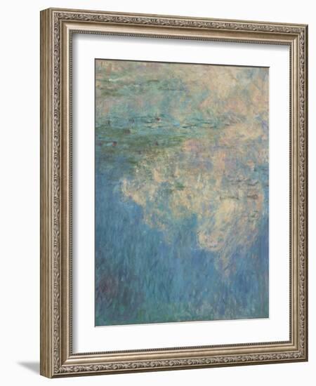 Les Nymph? : les Nuages-Claude Monet-Framed Giclee Print