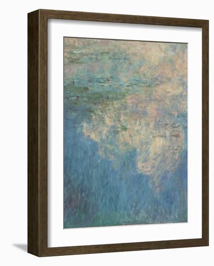 Les Nymph? : les Nuages-Claude Monet-Framed Giclee Print