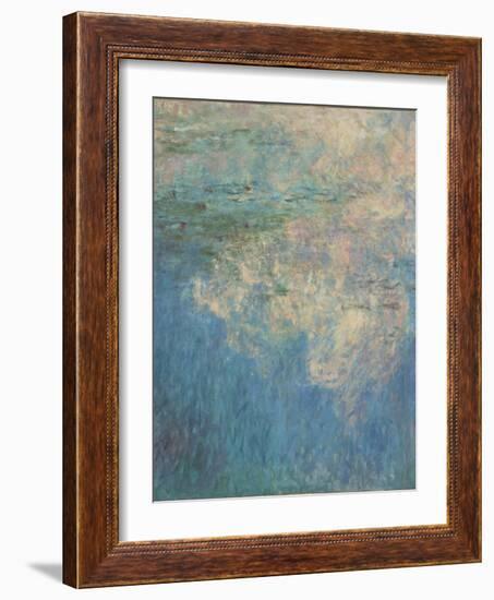 Les Nymph? : les Nuages-Claude Monet-Framed Giclee Print