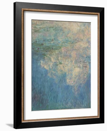 Les Nymph? : les Nuages-Claude Monet-Framed Giclee Print