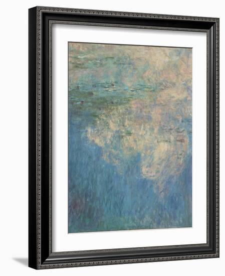 Les Nymph? : les Nuages-Claude Monet-Framed Giclee Print