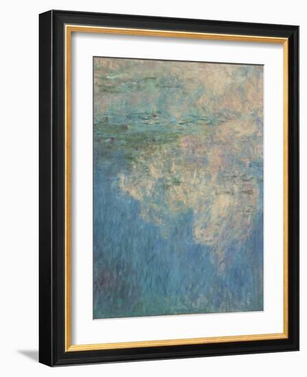 Les Nymph? : les Nuages-Claude Monet-Framed Giclee Print