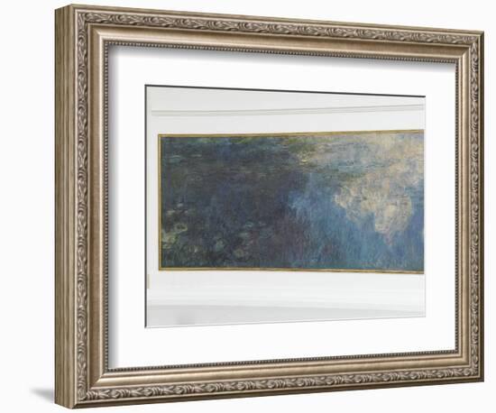 Les Nymph? : les Nuages-Claude Monet-Framed Giclee Print